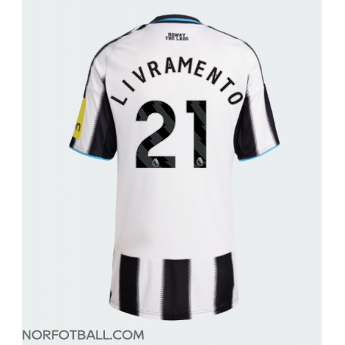 Billige Fotballdrakt Newcastle United Tino Livramento #21 Replika Hjemmedrakt Dame 2025-26 Kortermet Billige Fotballdrakt Newcastle United Tino Livramento #21 Replika Hjemmedrakt Dame 2025-26 Kortermet